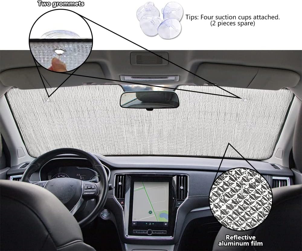 Bernese Mountain Dog Windshield Sunshade